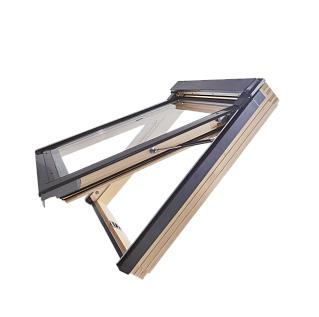 Купить Мансардное окно FAKRO FTP-V TOP-HUNG (CH) 55х98см / комбинированное открывание / вентклапан - изображение 2